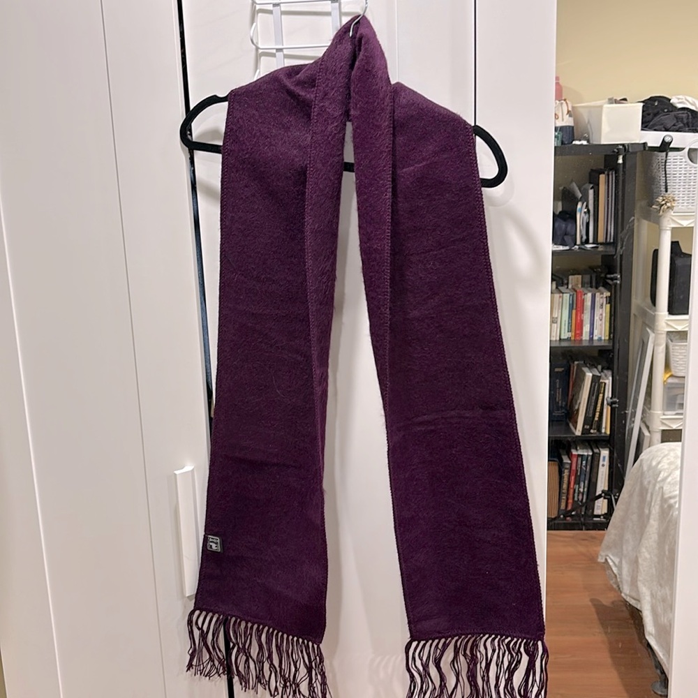 Foulard en laine naturel